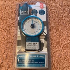 NWT LEWIS N CLARK LUGGAGE SCALE 80lb\35 kg